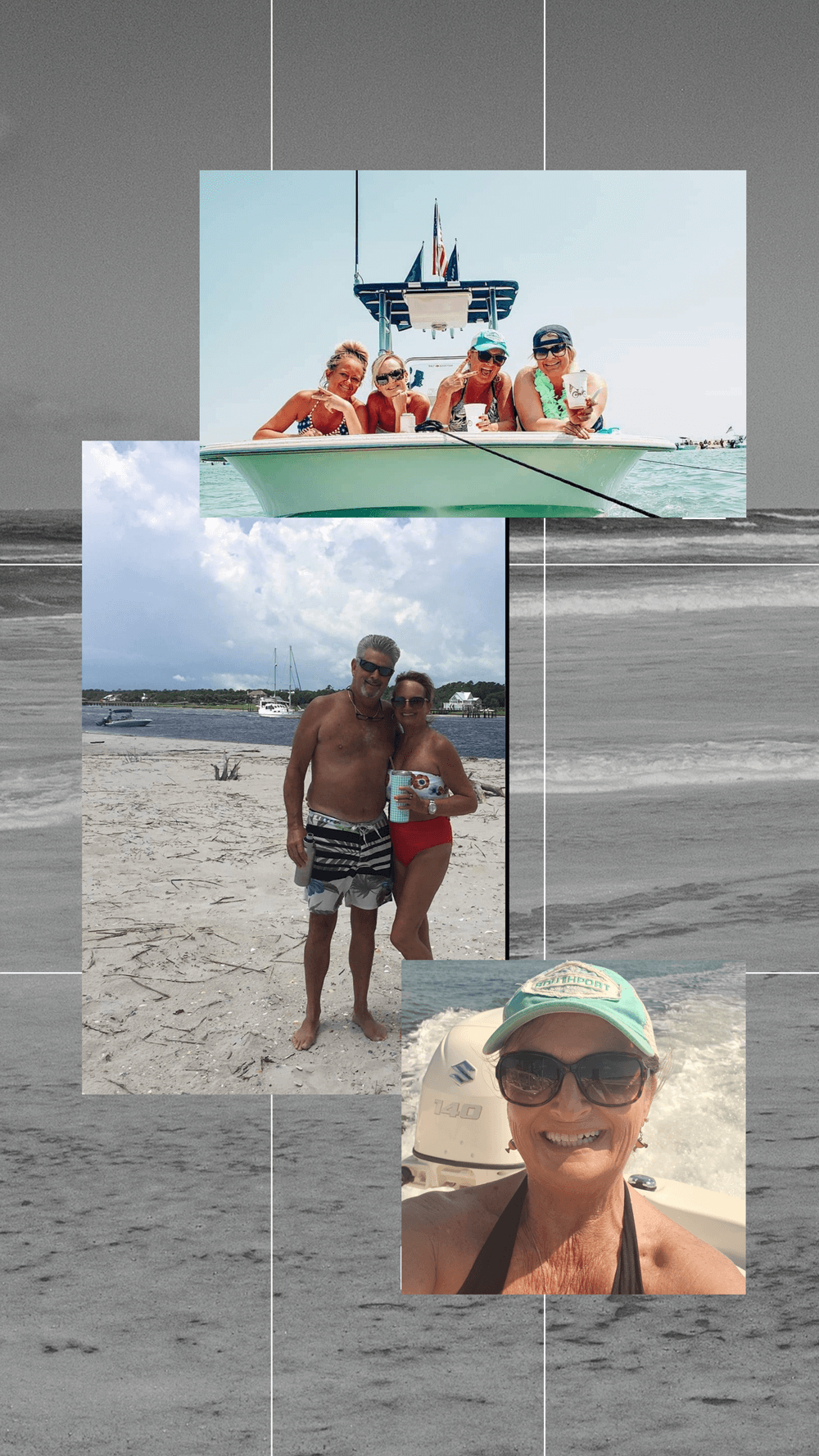 grey minimalist aesthetic photo collage frame lifestyle instagram story